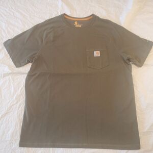Carhartt Force Men's Olive Green T-shirt, Size Large